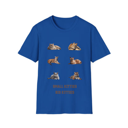 Unisex T-Shirt Small Kitties Big Kitties