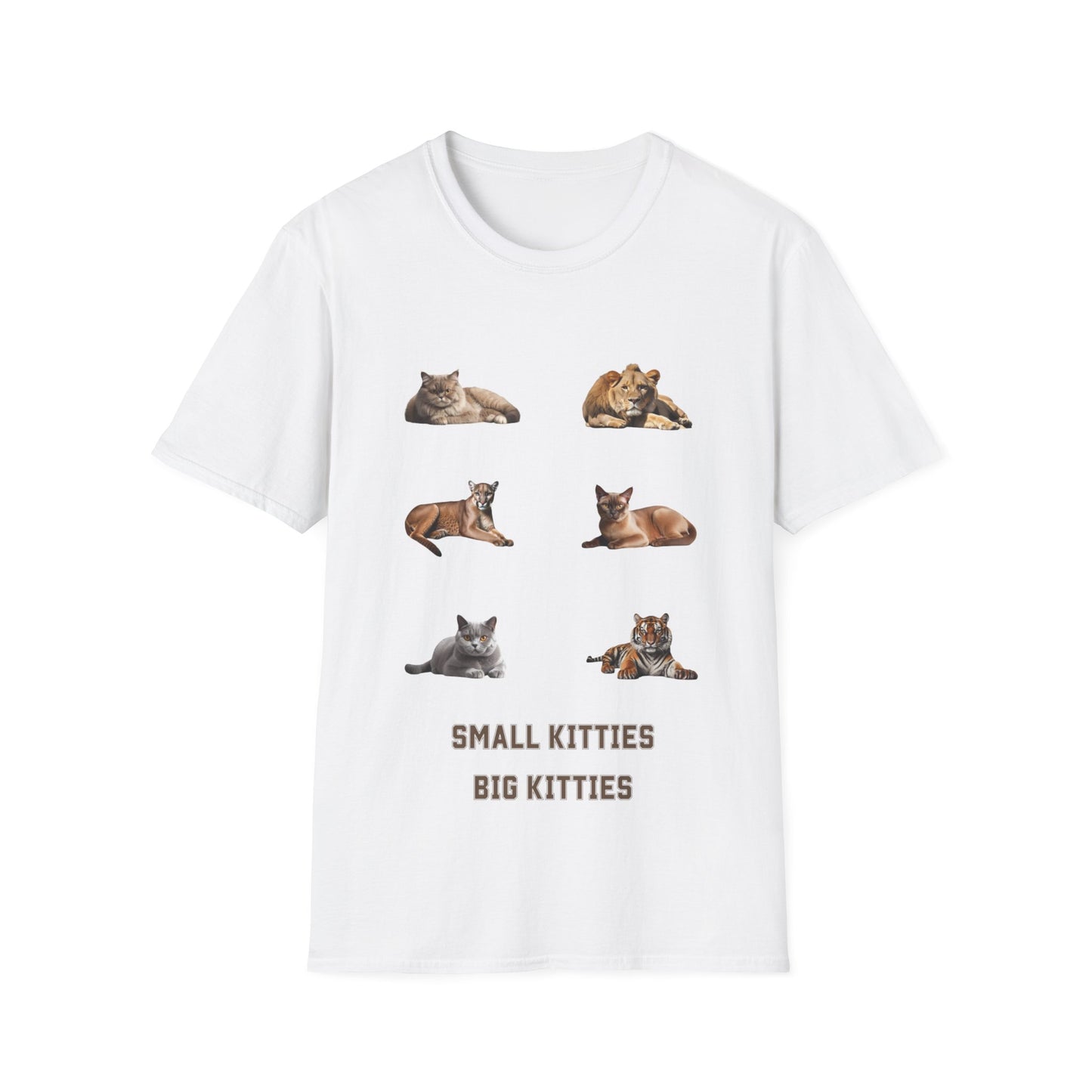 Unisex T-Shirt Small Kitties Big Kitties
