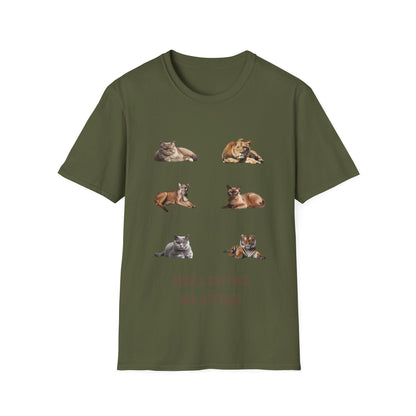 Unisex T-Shirt Small Kitties Big Kitties