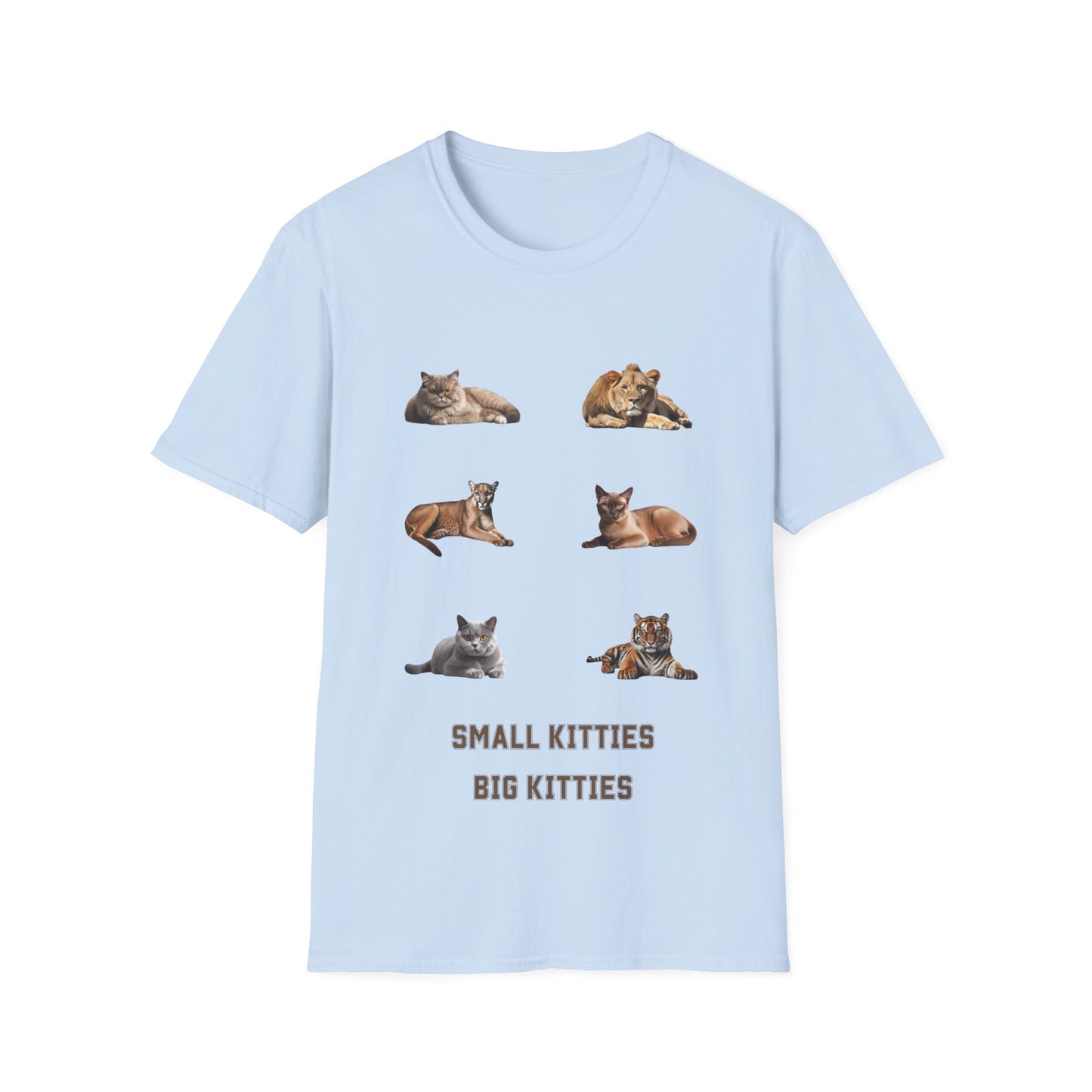Unisex T-Shirt Small Kitties Big Kitties