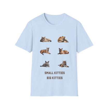 Unisex T-Shirt Small Kitties Big Kitties