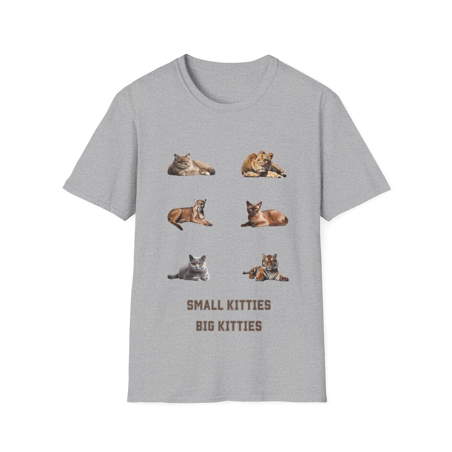 Unisex T-Shirt Small Kitties Big Kitties