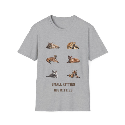 Unisex T-Shirt Small Kitties Big Kitties