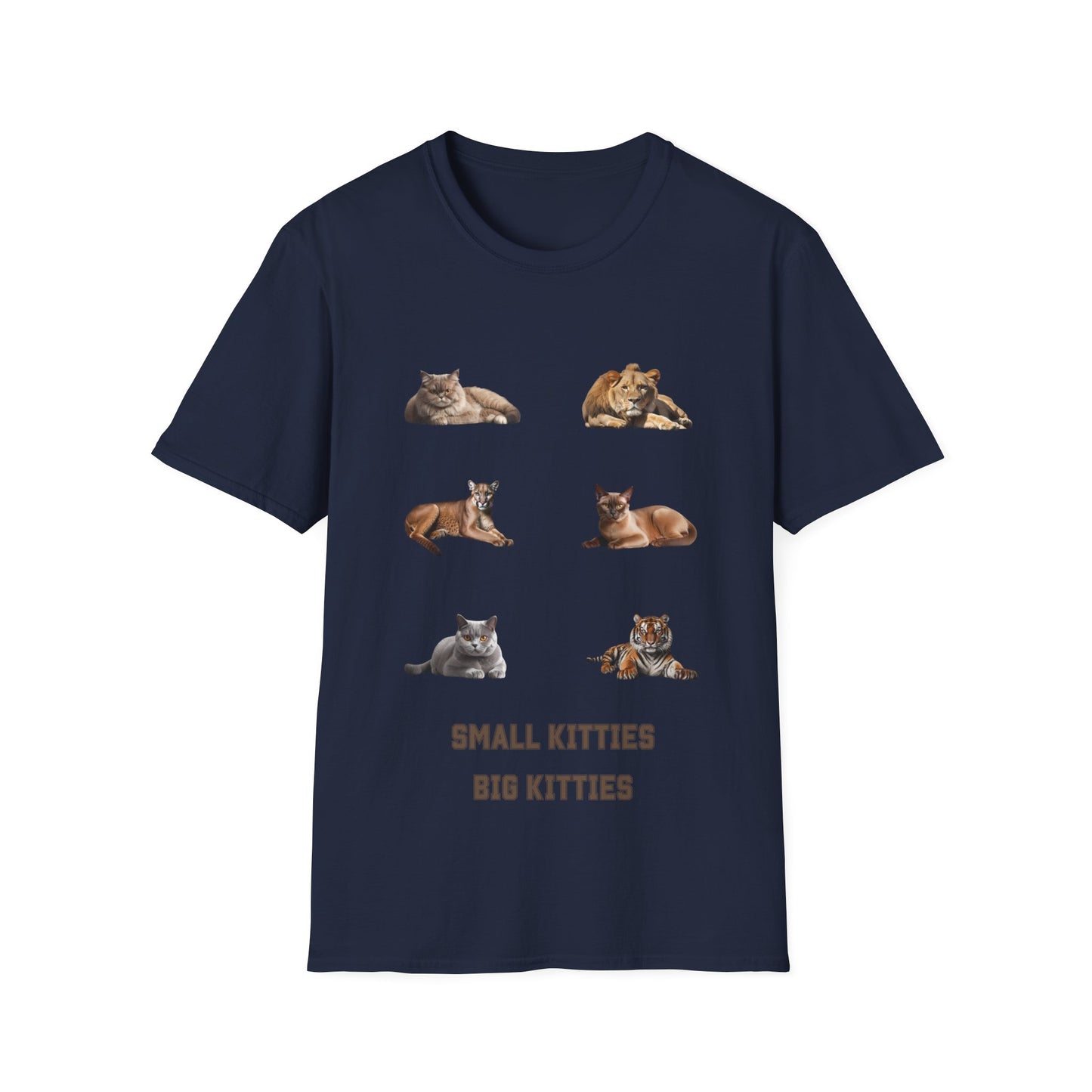 Unisex T-Shirt Small Kitties Big Kitties