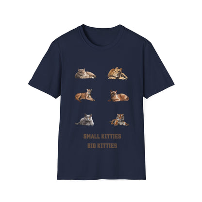 Unisex T-Shirt Small Kitties Big Kitties