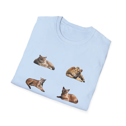 Unisex T-Shirt Small Kitties Big Kitties