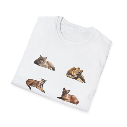 Unisex T-Shirt Small Kitties Big Kitties