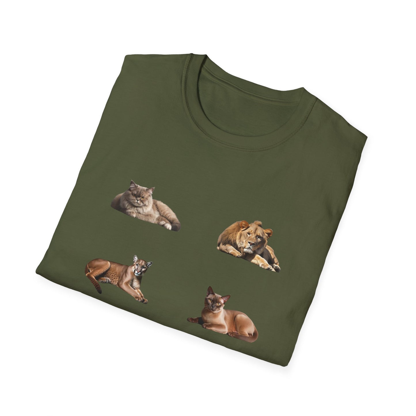 Unisex T-Shirt Small Kitties Big Kitties