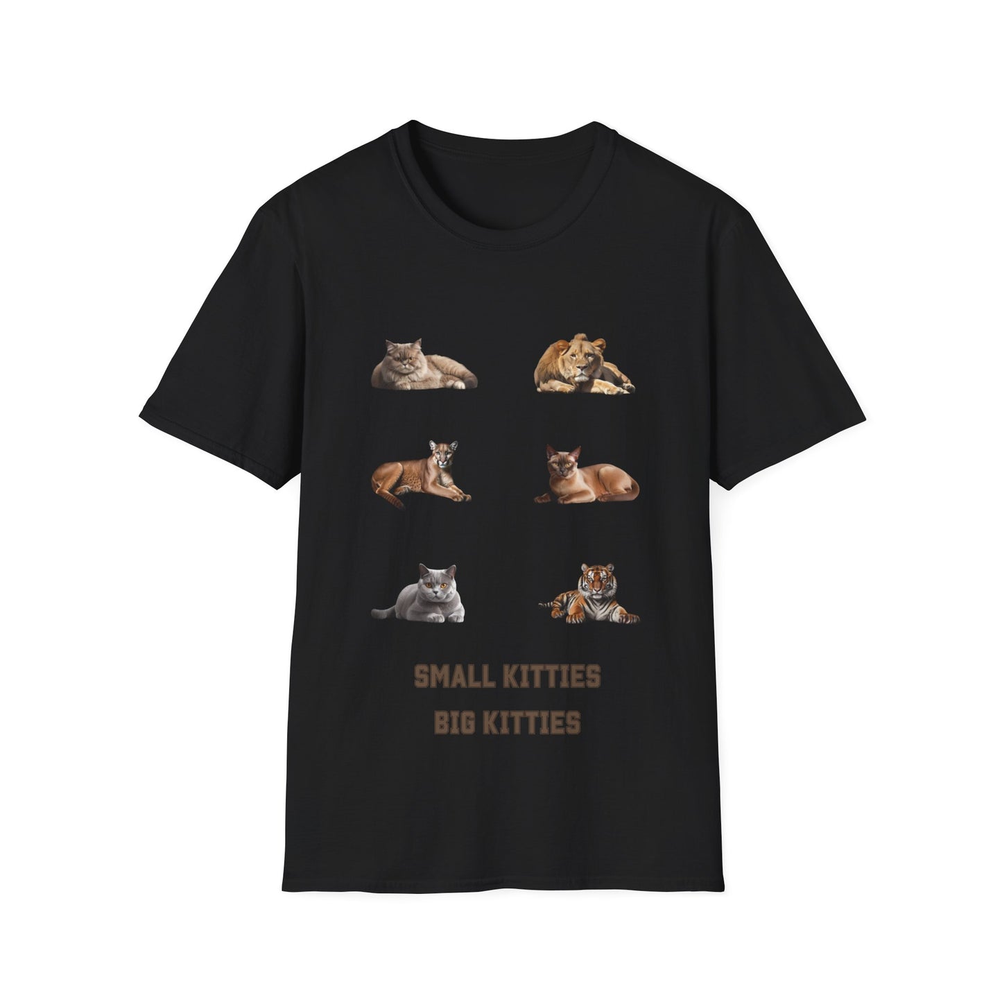 Unisex T-Shirt Small Kitties Big Kitties