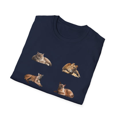 Unisex T-Shirt Small Kitties Big Kitties